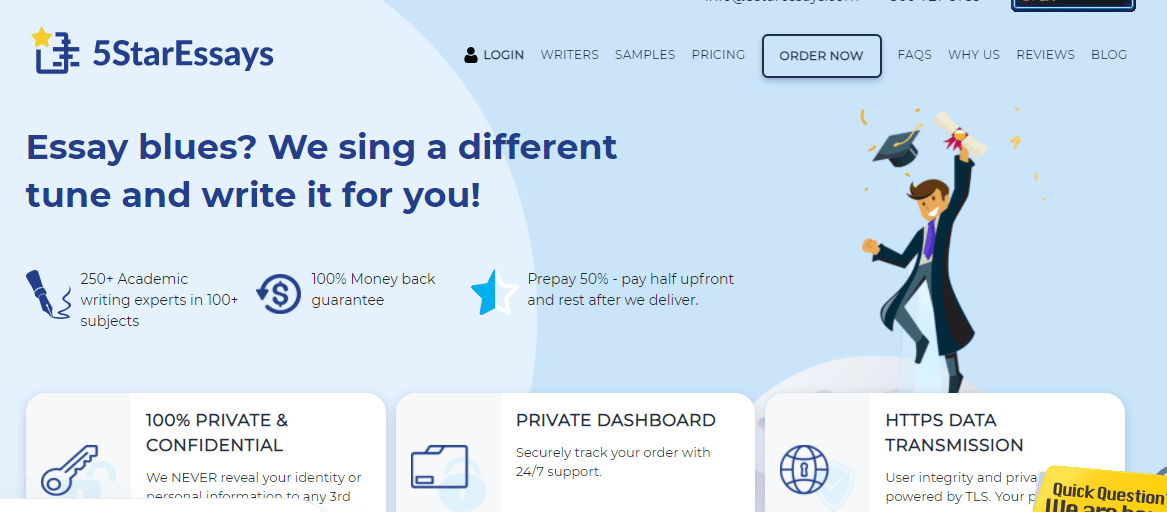 5StarEssays Review 1.3/10: Can you entrust them with an essay?