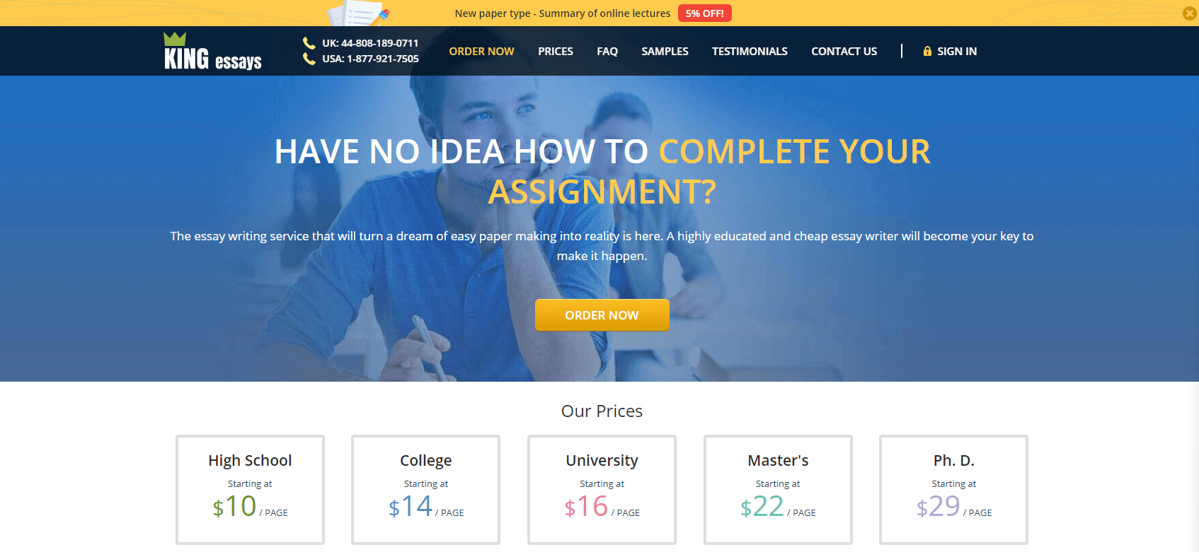 KingEssays.com Review: Elevate Your Academic Performance
