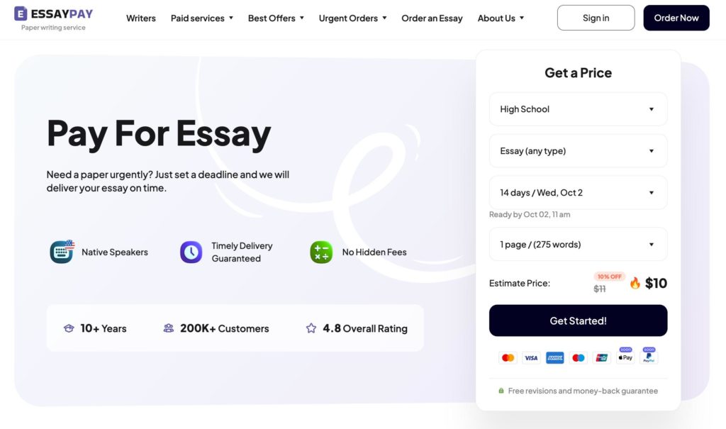 essaypay review