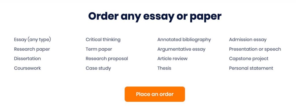 types of essays