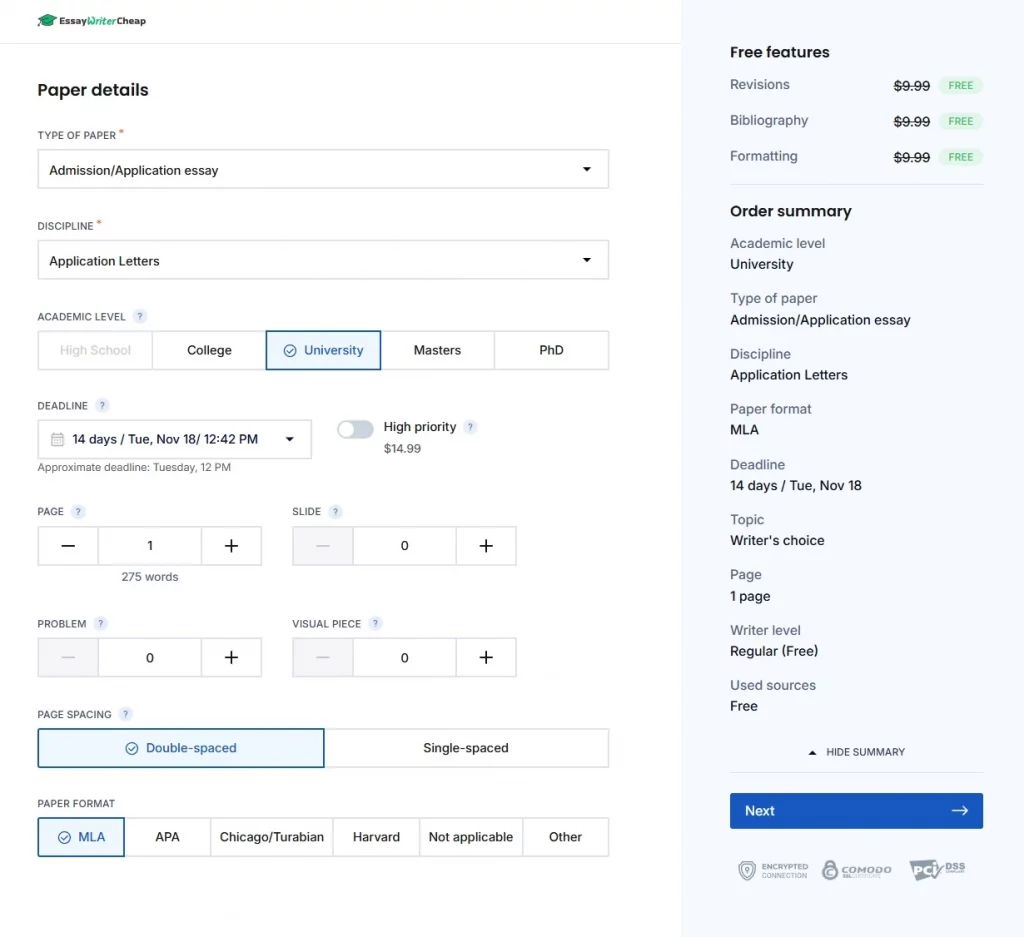 EssayWriterCheap Order Step 1 EssayWriterCheap Order Step 1